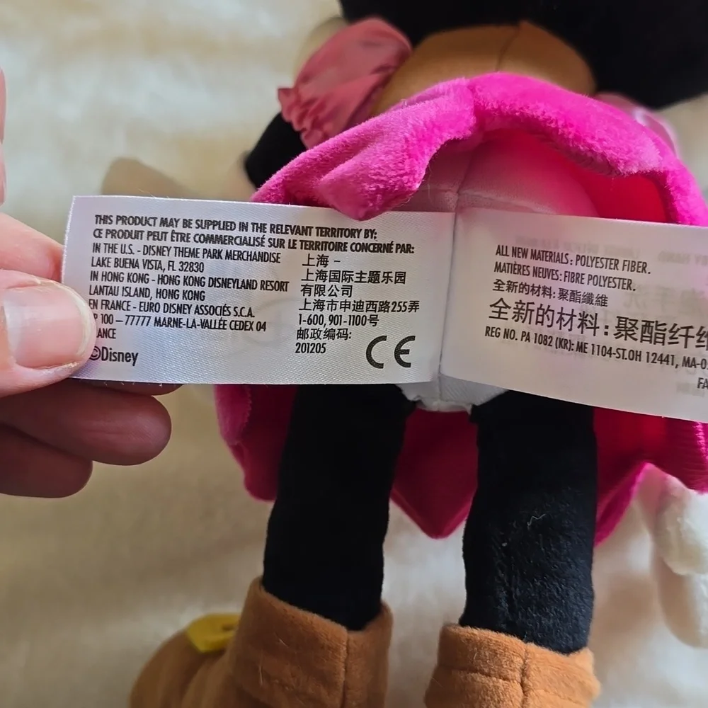 Disney Parks Authentic Pirate Minnie Mouse   Rare‎ Park Plush
